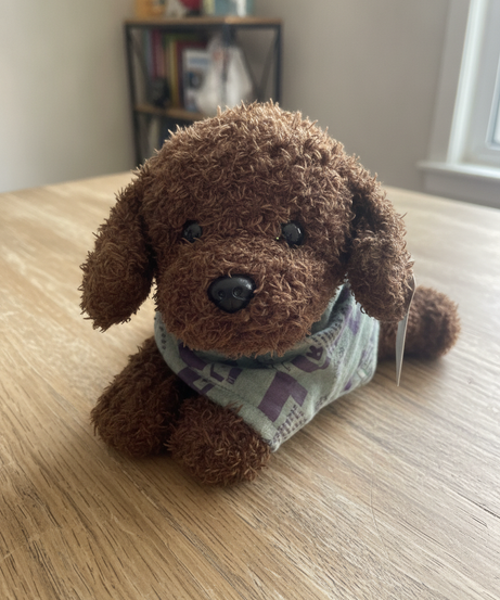Mega Plush Toy Dog with Bandana (25cm)