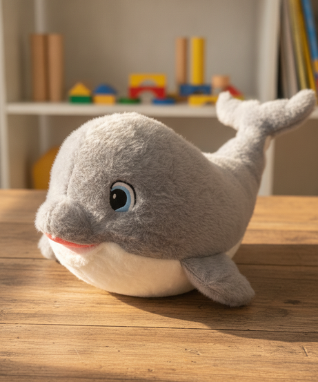 Grey Dolphin Plush Toy (50cm)