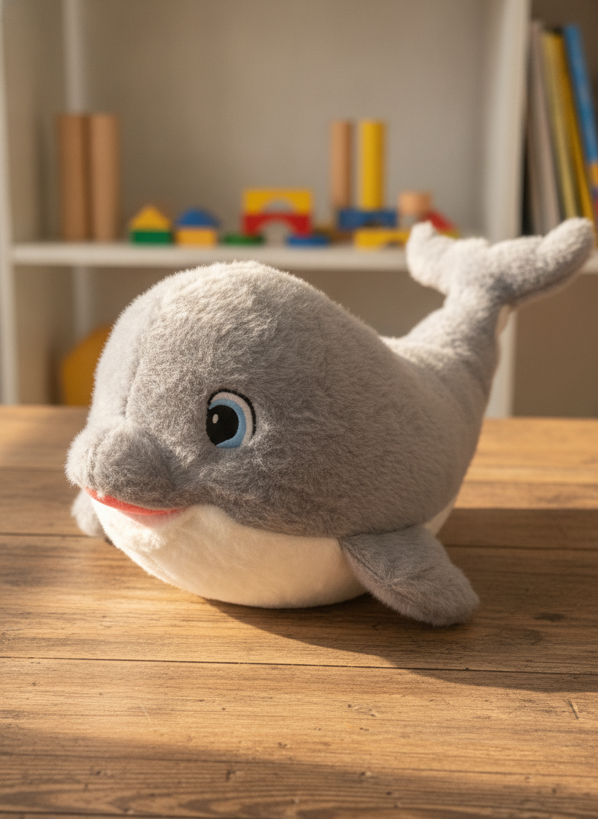 Grey Dolphin Plush Toy (50cm)
