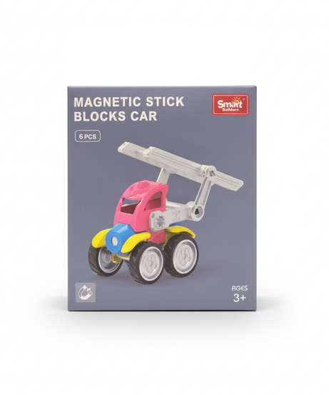 Magnetic Stick Blocks Car