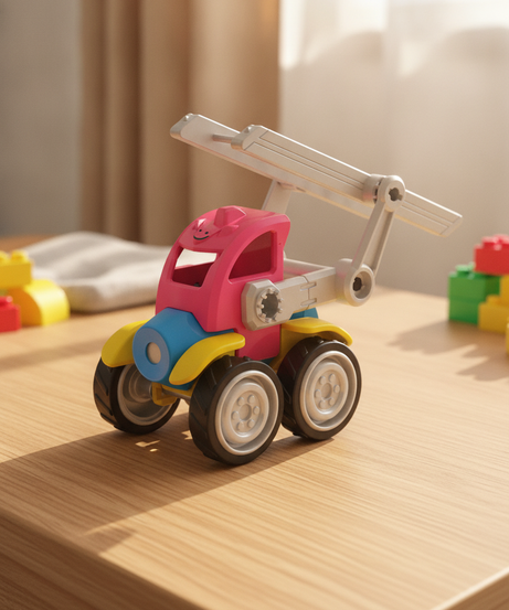 Magnetic Stick Blocks Car