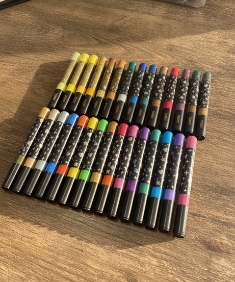 XDON Glitter Dual Tip Markers (XD-118)