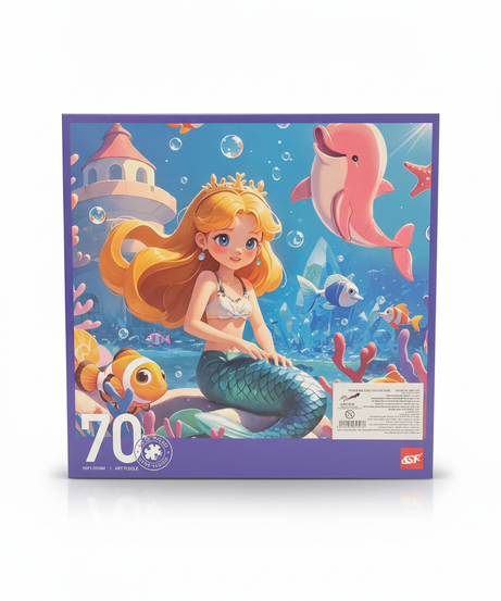 70 Piece Mermaid Art Puzzle
