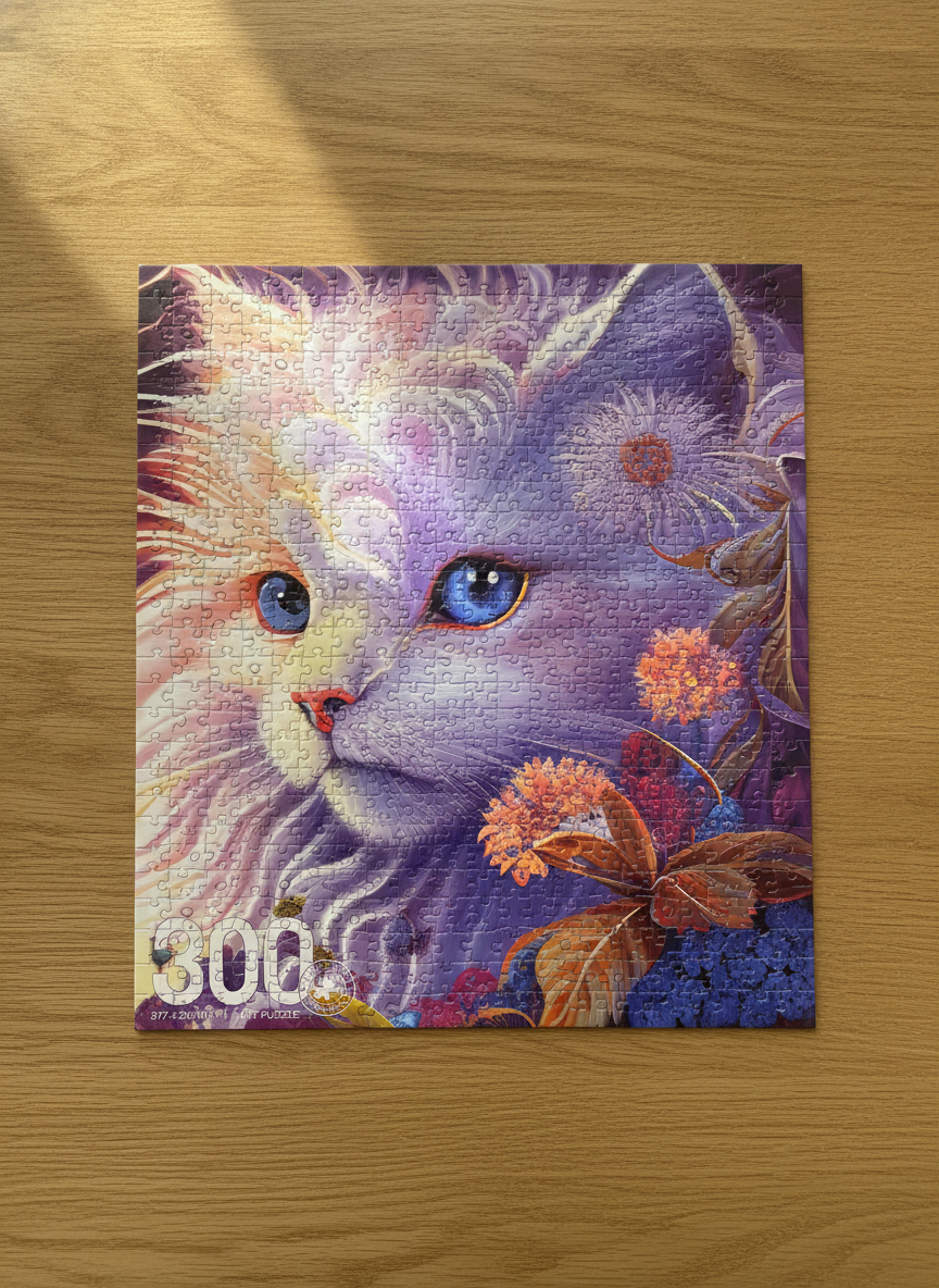 300 Piece Fantasy Cat Art Puzzle