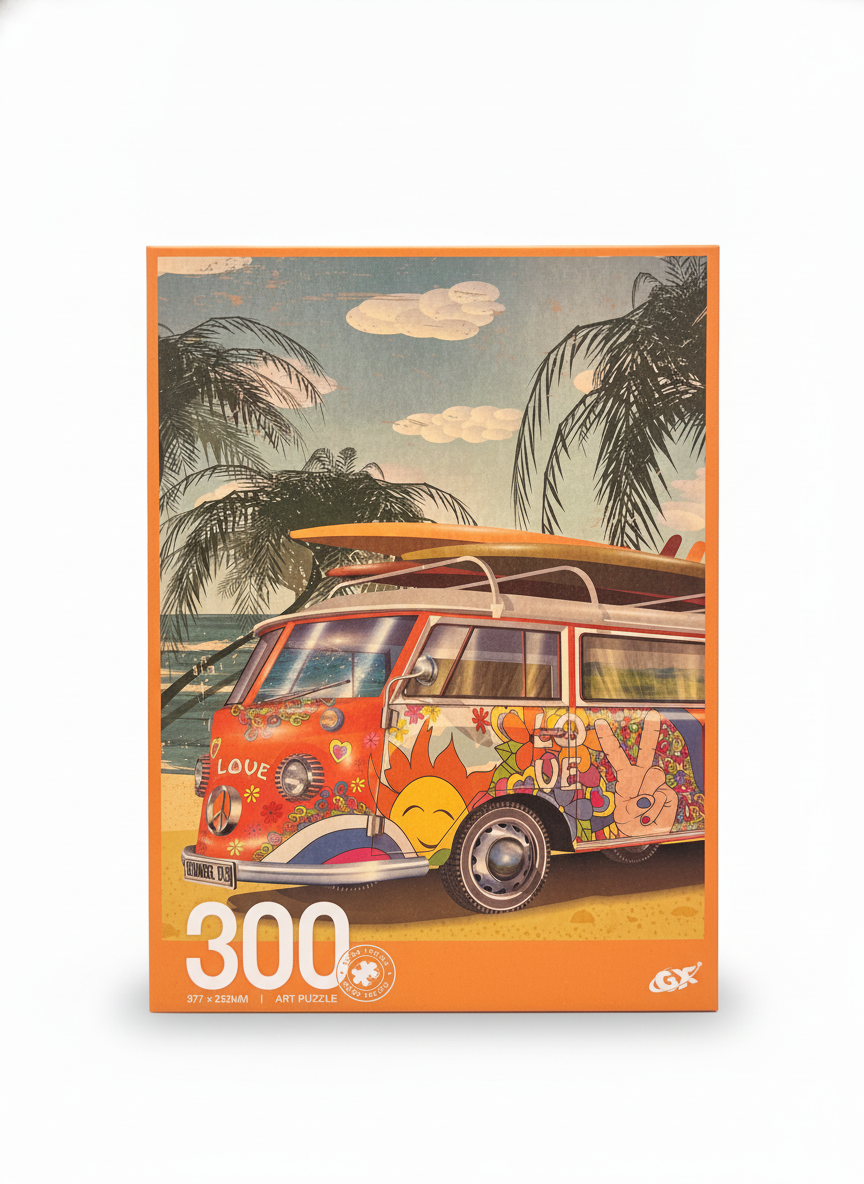 Summer Bus Art Puzzle