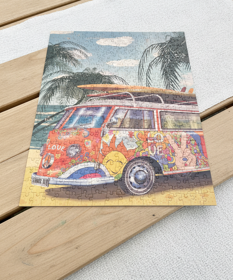 Summer Bus Art Puzzle