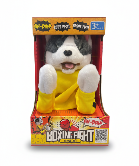 AH-DAH! Boxing Fight Dog Plush Toy