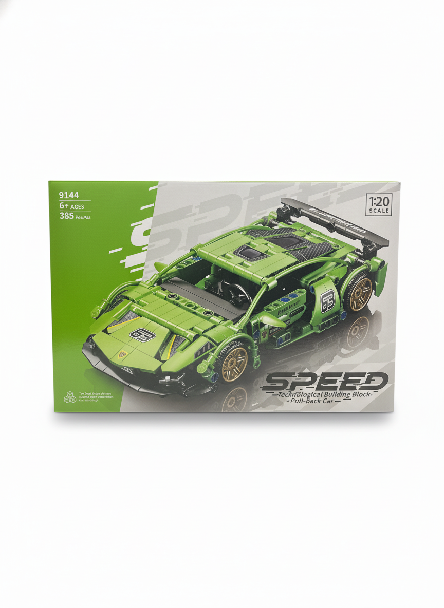 SPEED 9144 Technological Building Block Pull-back Car