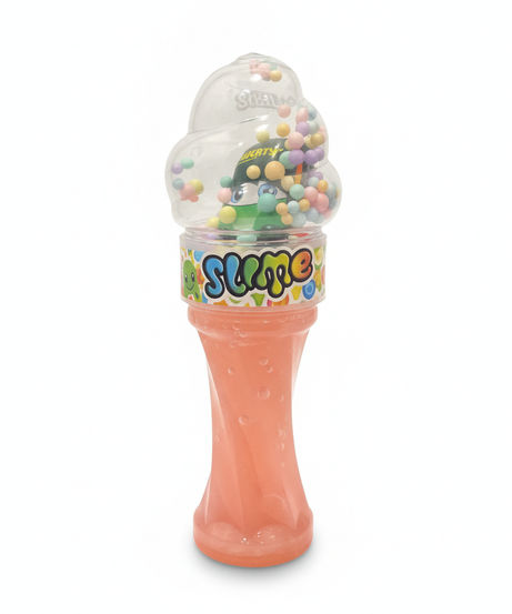 WERTY Slime Ice Cream Cone with Foam Beads & Character