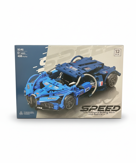 SPEED Technological Building Block Pull-back Car 9146