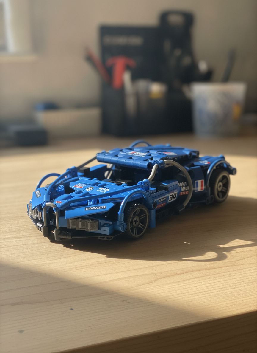 SPEED Technological Building Block Pull-back Car 9146