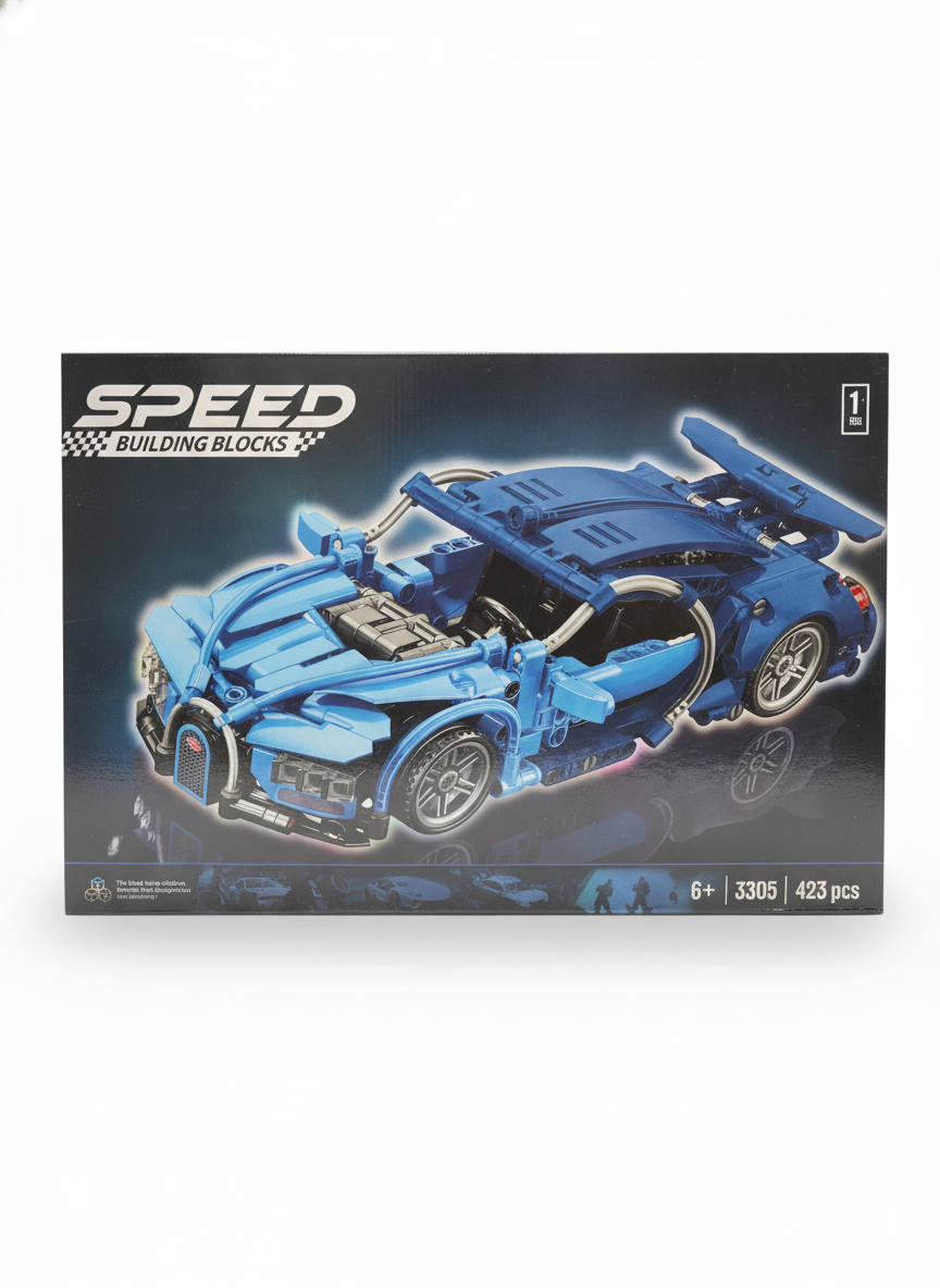 SPEED BUILDING BLOCKS Bugatti Sports Car