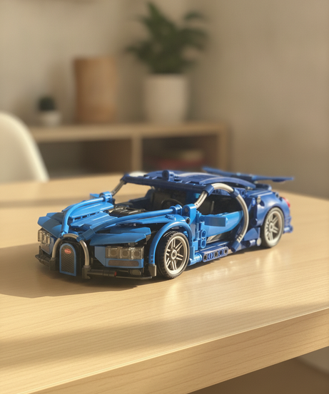 SPEED BUILDING BLOCKS Bugatti Sports Car