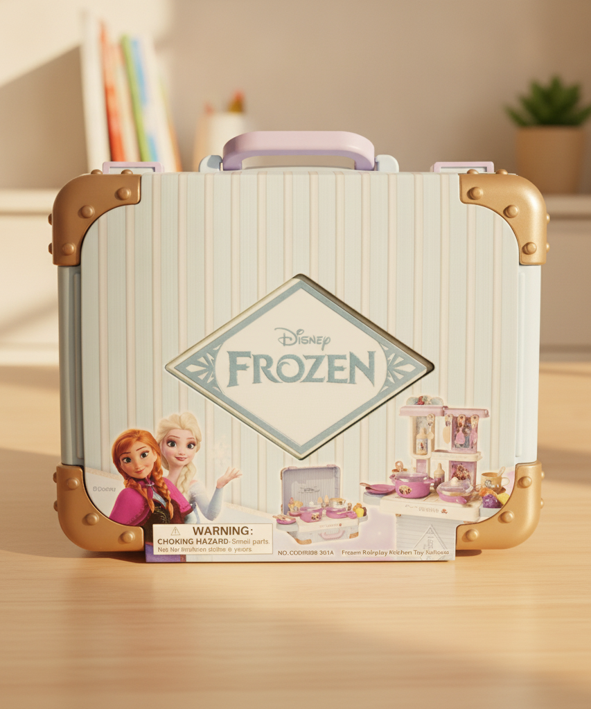 Frozen Roleplay Kitchen Toy Suitcase