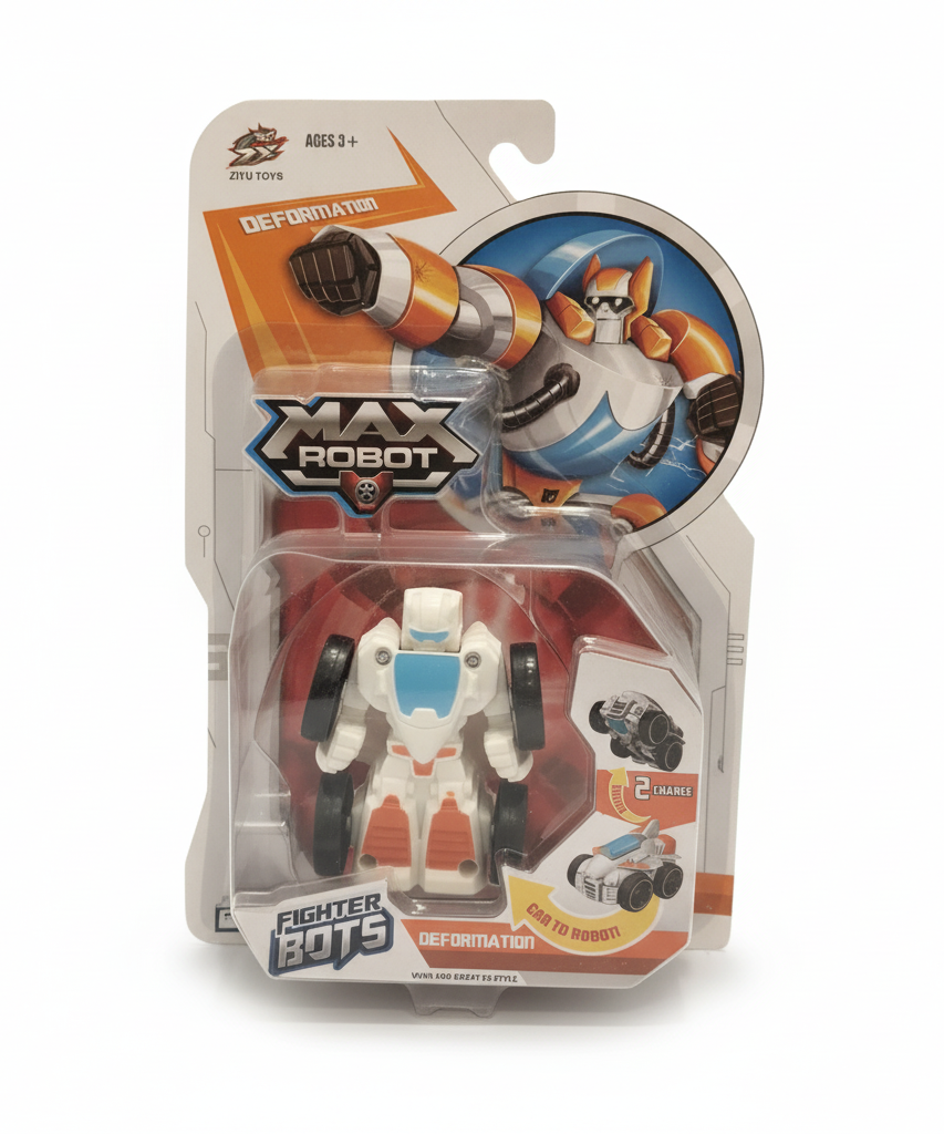 Ziyu Toys Max Robot Fighter Bots Deformation Action Figure