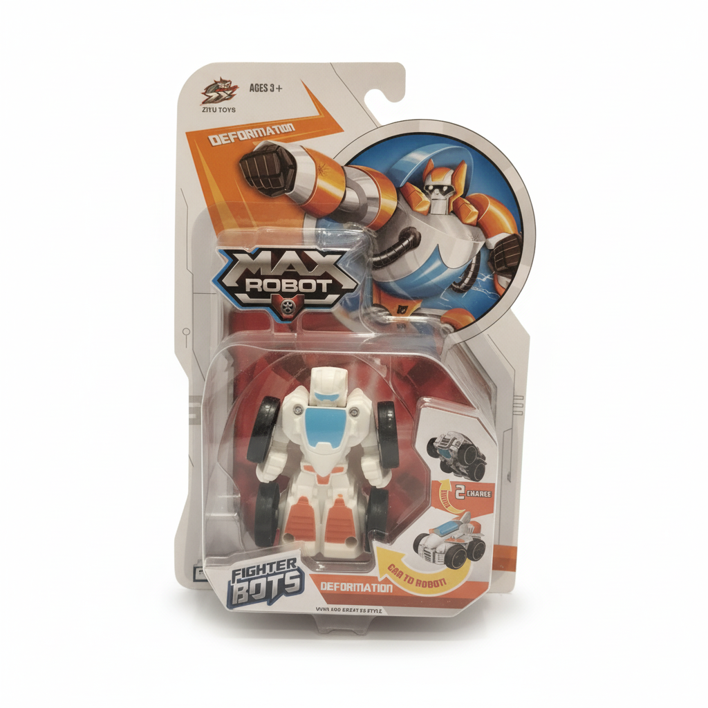 Ziyu Toys Max Robot Fighter Bots Deformation Action Figure
