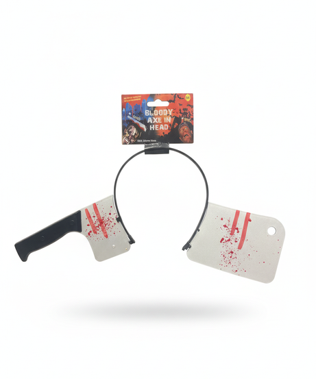 Bloody Axe in Head Halloween Headband