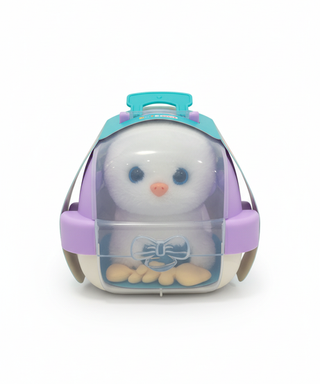 Cute Mini Glitter Plush Pet Carrier