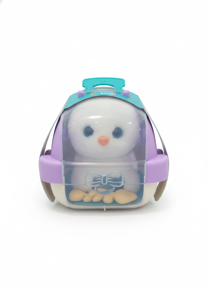 Cute Mini Glitter Plush Pet Carrier