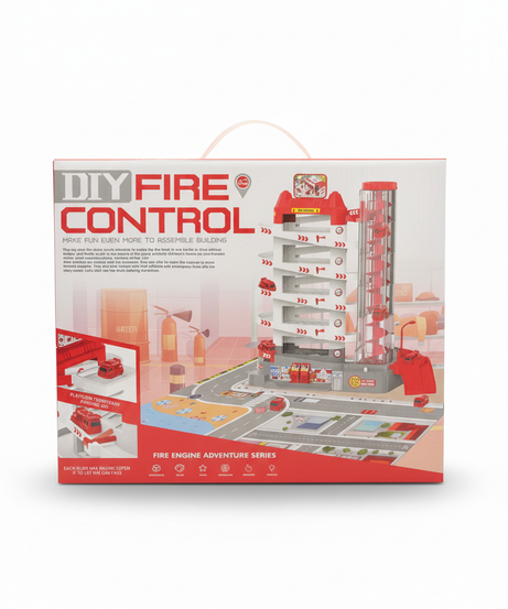 DIY Fire Control Fire Engine Adventure Series Building Set