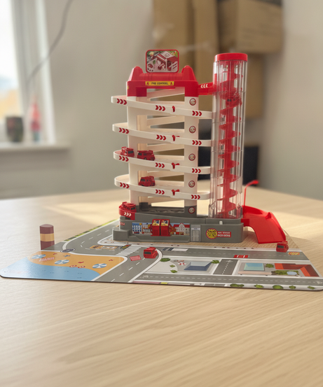 DIY Fire Control Fire Engine Adventure Series Building Set