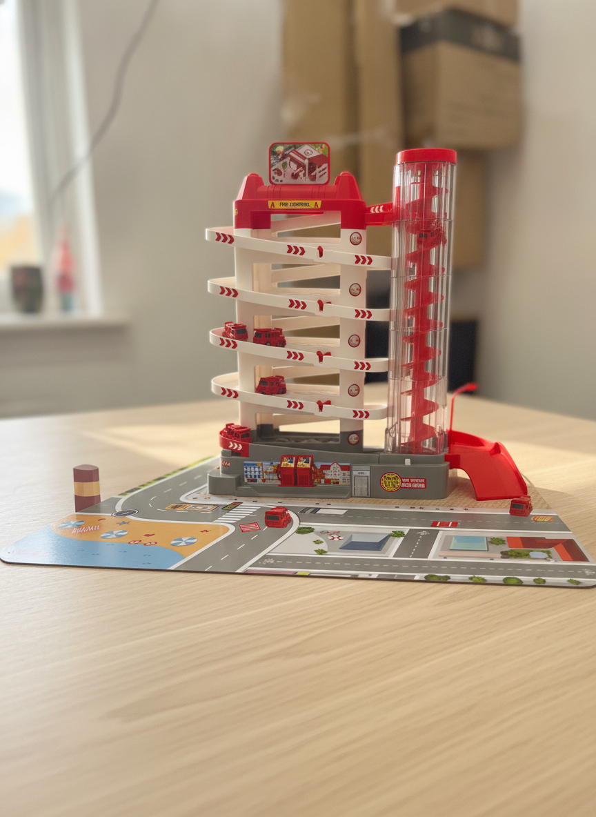 DIY Fire Control Fire Engine Adventure Series Building Set