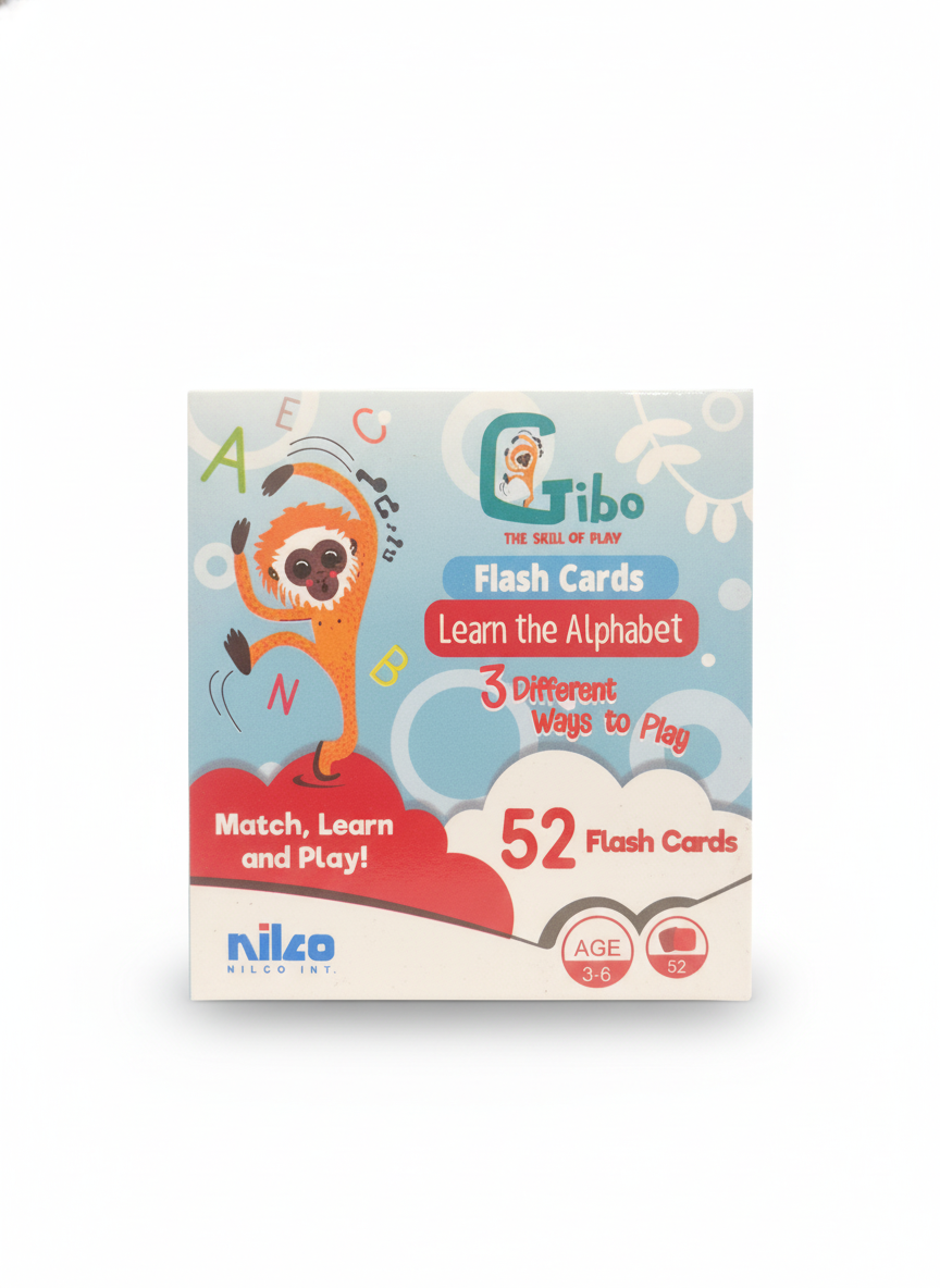 Gibo Flash Cards Learn the Alphabet