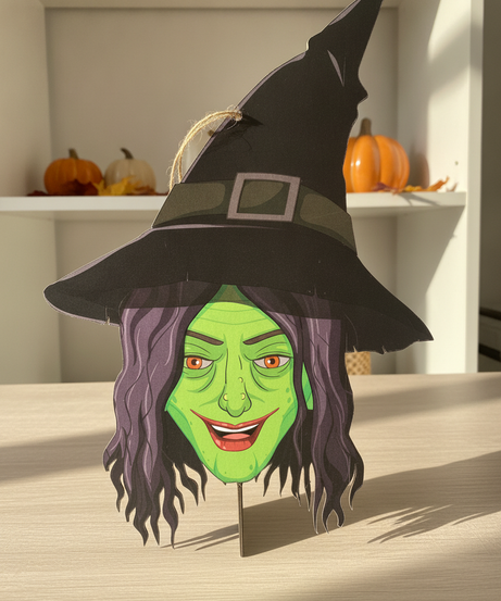 Spooky Witch Hanging Halloween Decoration
