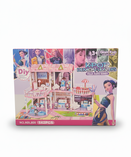 KPOP Demon Hunters DIY Dream House Villa Suite Series (142 PCS)