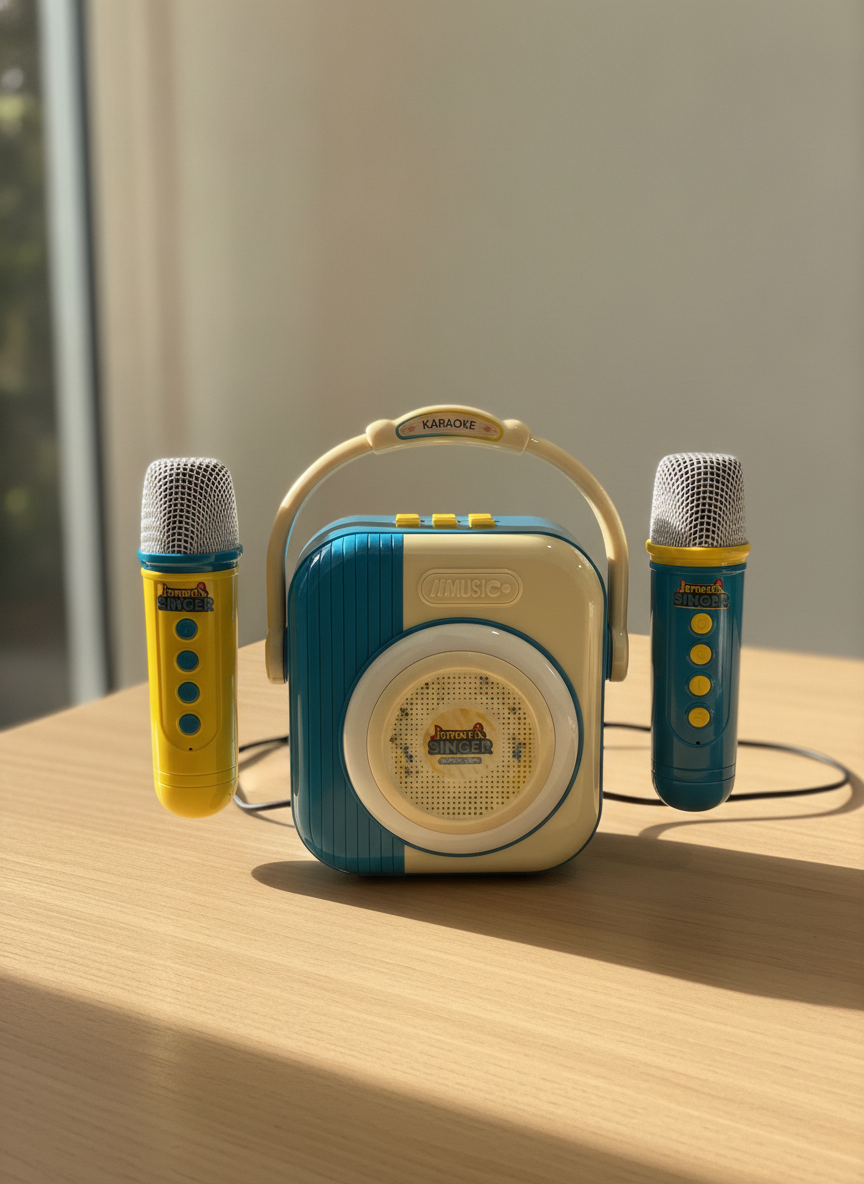 Smart Singer Karaoke Microphone & Music Speaker Set
