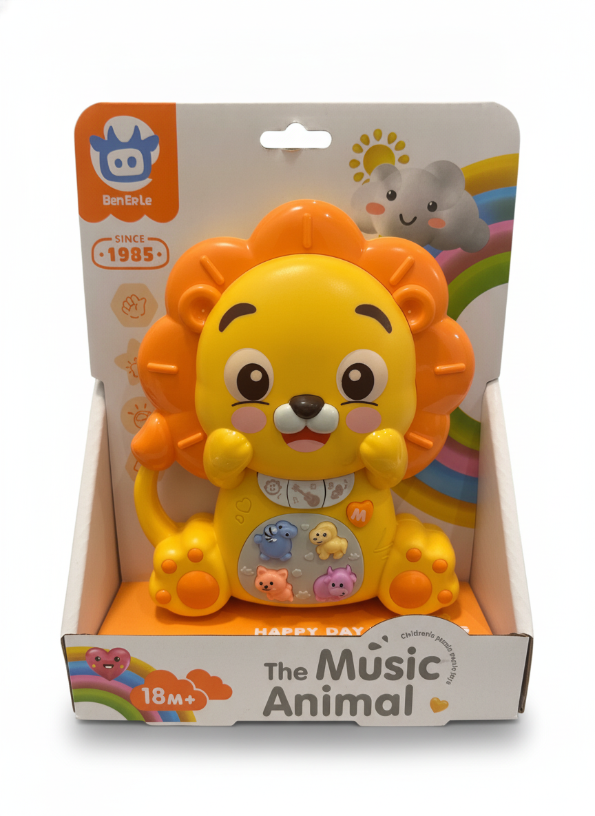 Ben Er Le The Music Animal Lion Toy