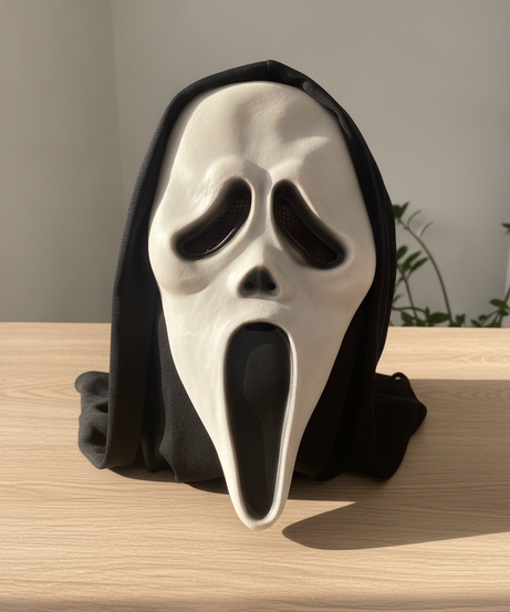 Scream Ghostface Mask with Hood