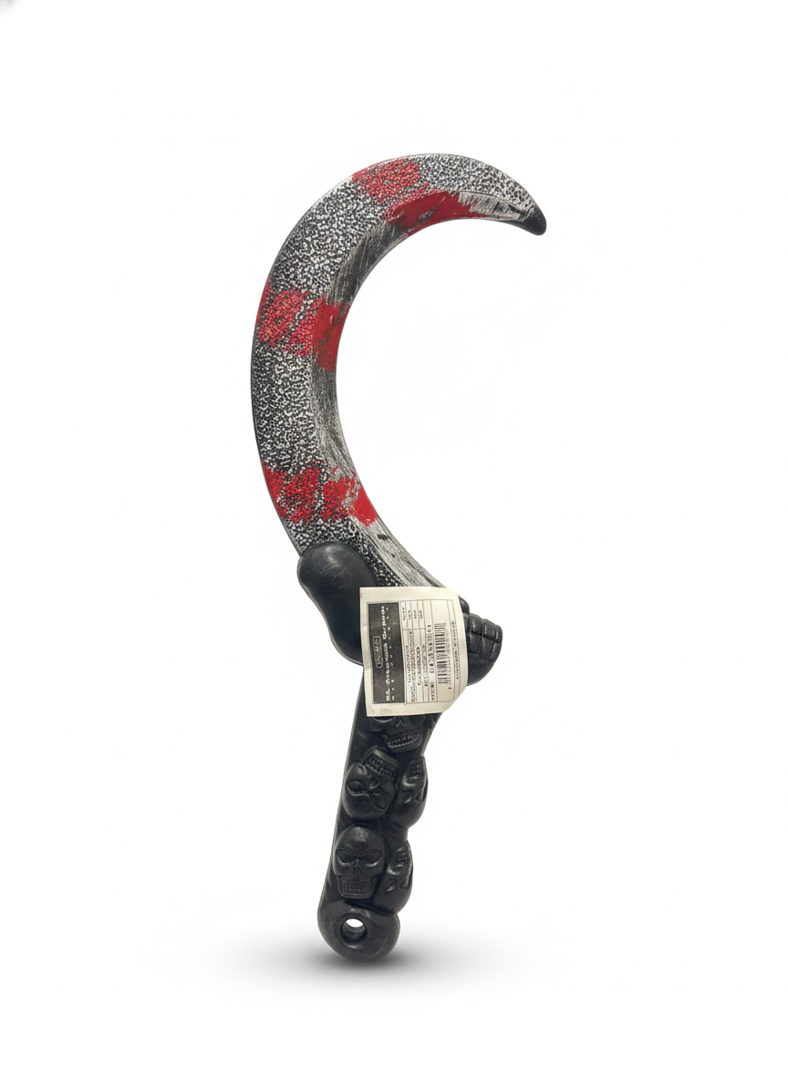 Halloween Bloody Skull Sickle Prop