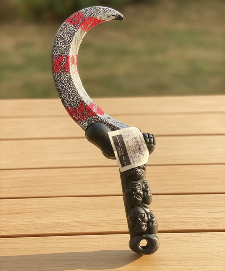 Halloween Bloody Skull Sickle Prop