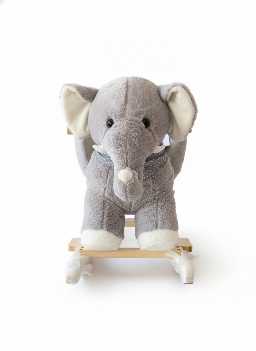 Rock My Baby Plush Rocking Elephant