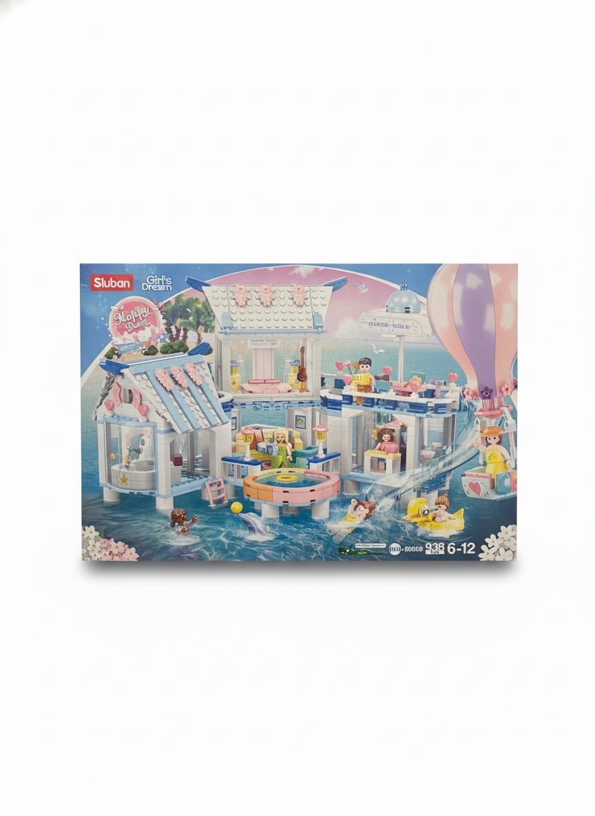 Sluban Girl's Dream Happy Diary Water Villa