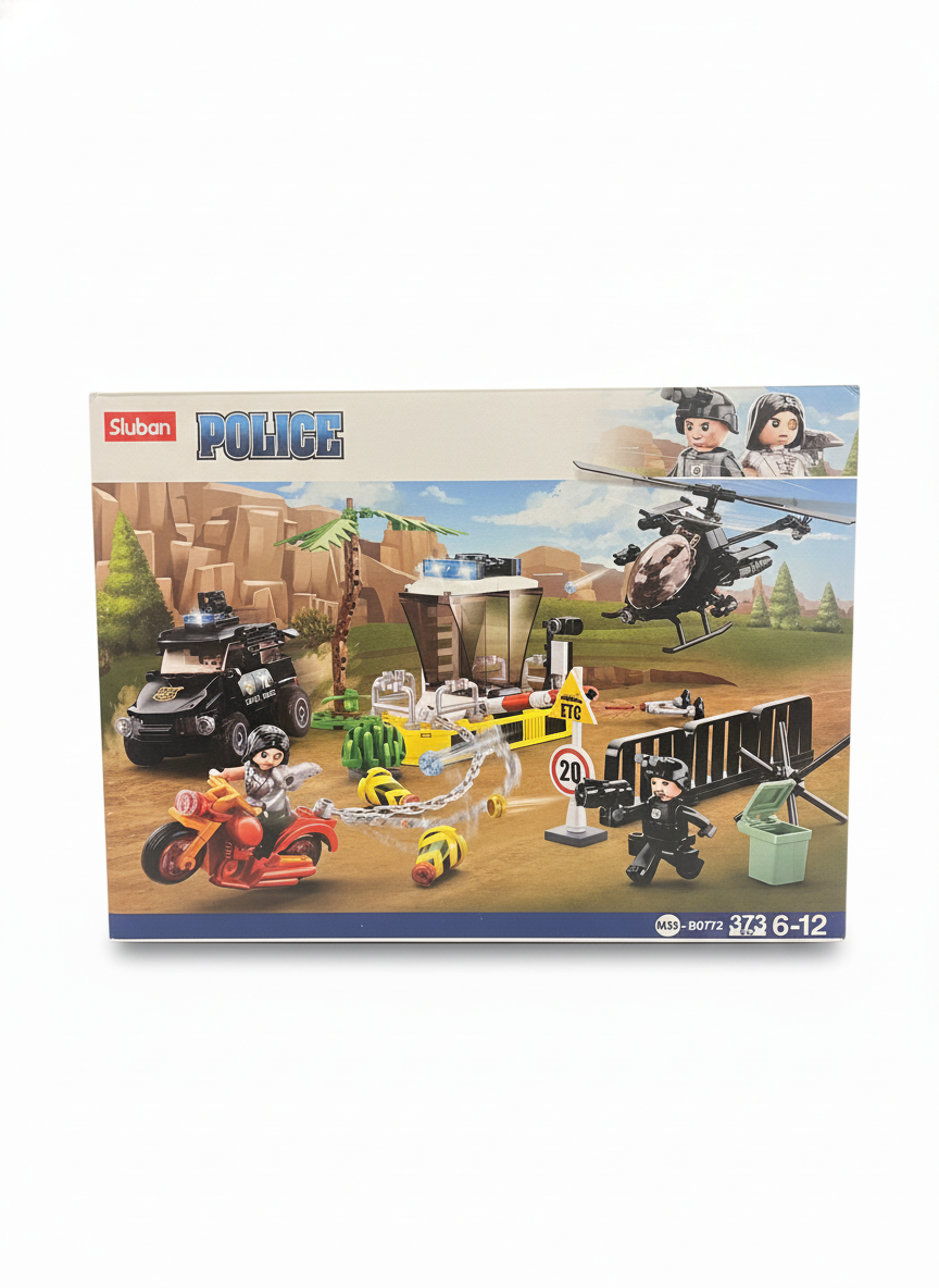 Sluban Police Building Blocks Set