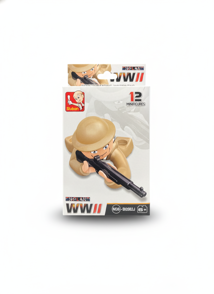 Sluban England WWII Collectible Minifigure Blind Box (Series 12)