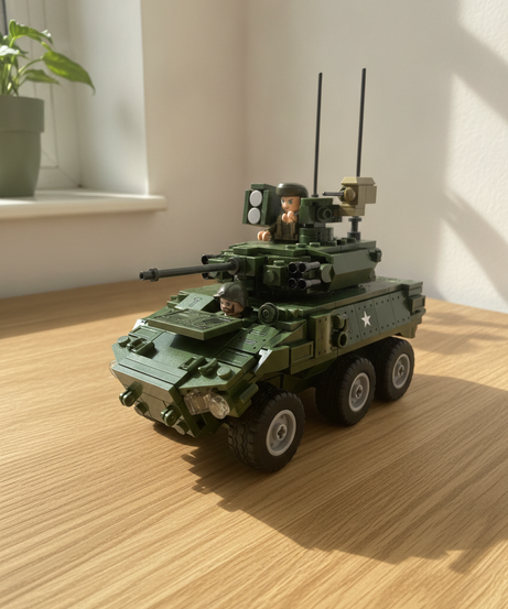 Sluban ModelBricks ARMY M38-B0753 Armored Vehicle Building Set