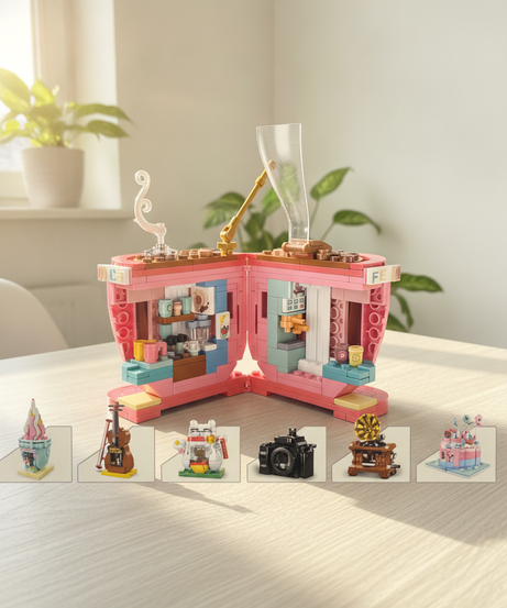 Sluban Inventor Cafe Building Blocks Set