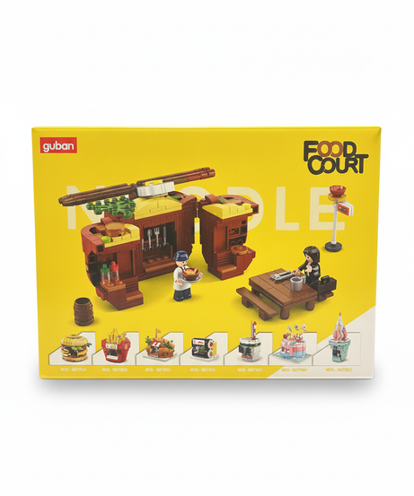 ubann Food Court Noodle Building Blocks Set