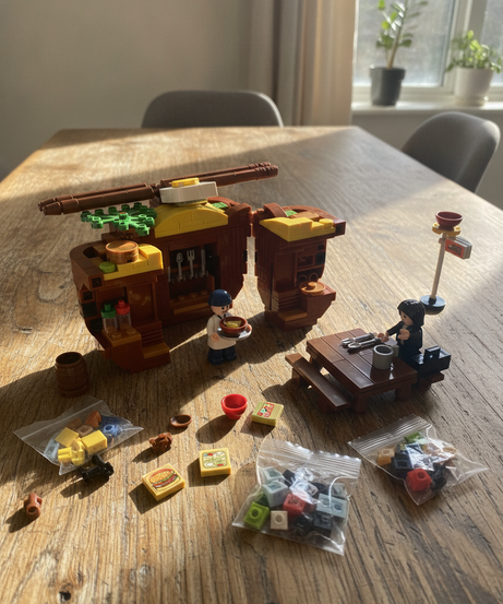 ubann Food Court Noodle Building Blocks Set