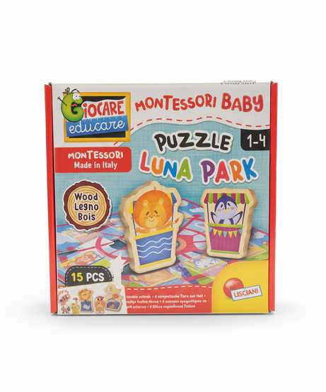 Giocare Educare Montessori Baby Puzzle Luna Park