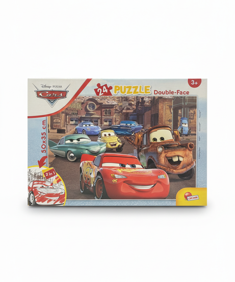 Disney PIXAR Cars 24 Puzzle Double-Face