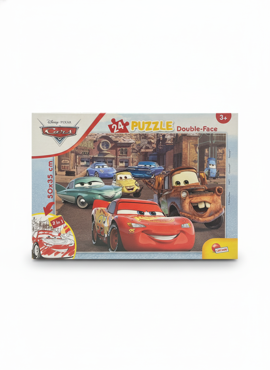 Disney PIXAR Cars 24 Puzzle Double-Face