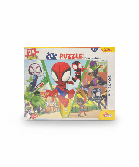 Lisciani Disney Junior Marvel Spidey and His Amazing Friends 24 Double-Face Puzzle