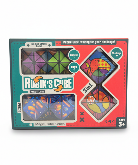 Rubik's Cube Magic Cube 3-in-1 Puzzle Cube Series