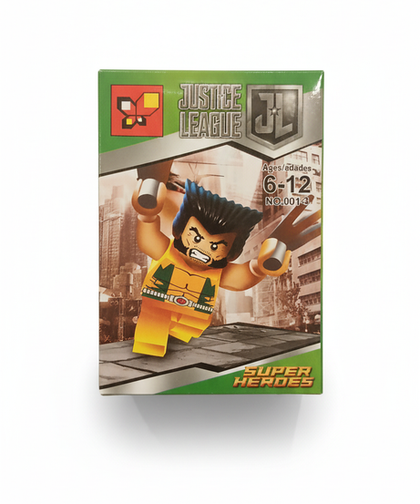 Justice League Super Heroes Wolverine Building Block Figure NO.001-4