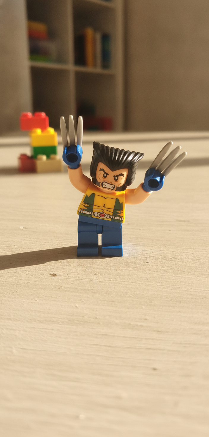 Justice League Super Heroes Wolverine Building Block Figure NO.001-4