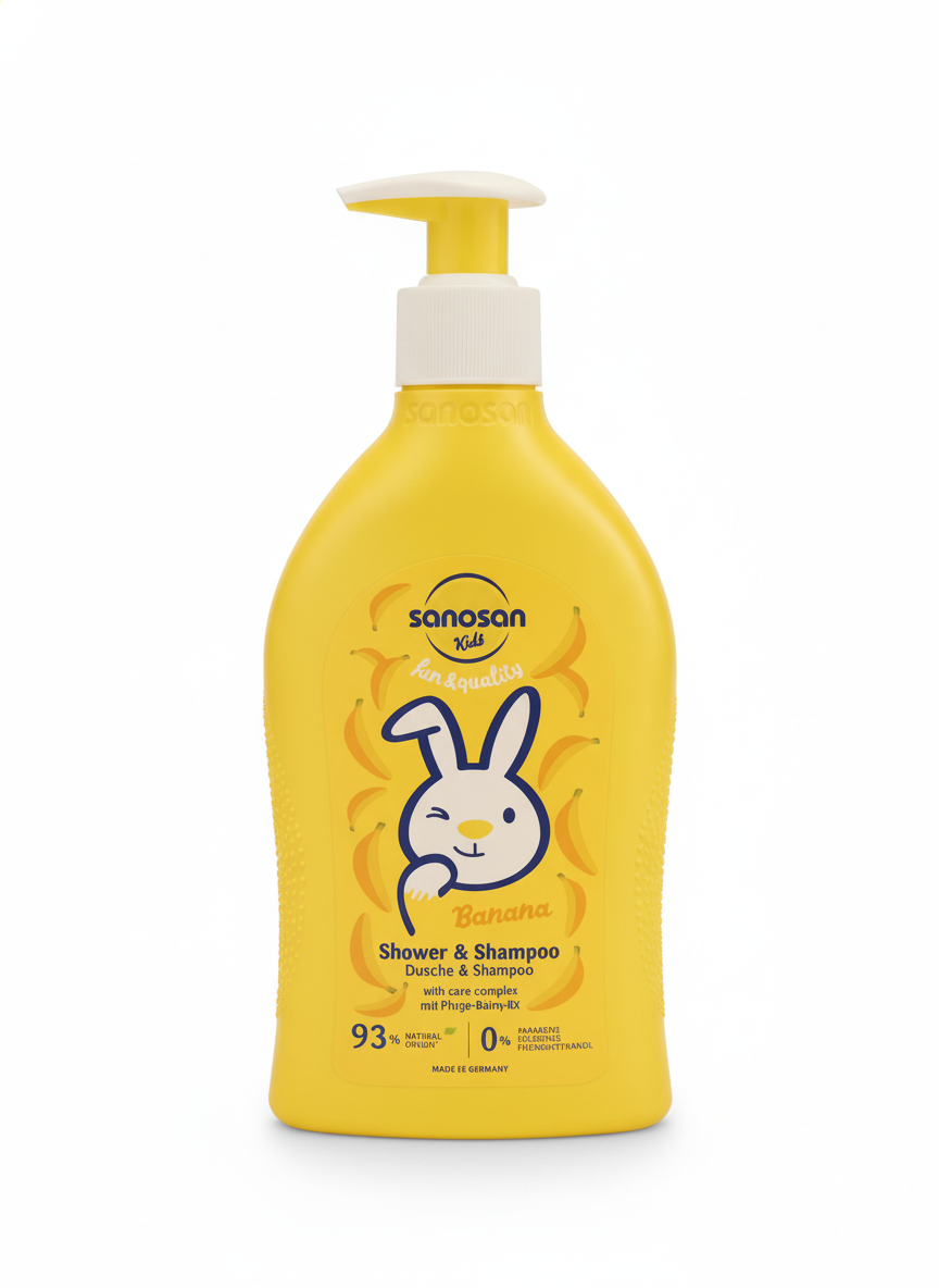 sanosan Kids Banana Shower & Shampoo